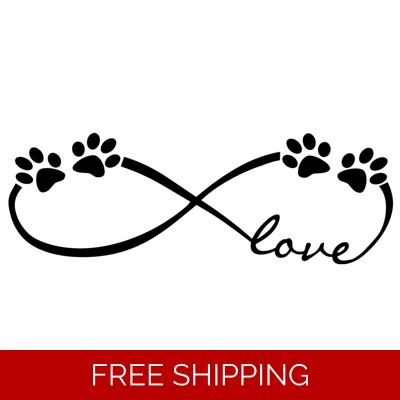 infinity paw love cat dog pet Die Cut Vinyl Decal sticker infinity paw love cat dog pet Die Cut Vinyl Decal sticker